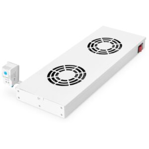 DIGITUS Einschubbelüftungseinheit 2 Lüfter grau