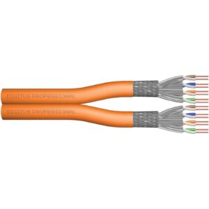 Digitus Patchkabel CAT7a S/FTP LSZH 500m Verlegekabel Orange