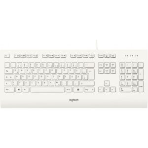 Logitech K280e - Tastatur - USB - Deutsch - weiß