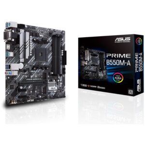 ASUS PRIME B550M-A AM4 B550/HDMI-DVI-VGA/M.2/µATX