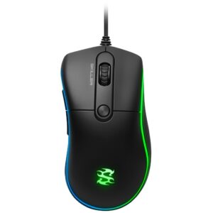 Sharkoon Skiller SGM2 Gaming Mouse kabelgebunden ergonomisch optisch 6 Tasten Black