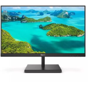 61cm/24" (2560x1440) Philips E-line 245E1S 16:9 QHD IPS 4ms 75Hz HDMI VGA DP Black