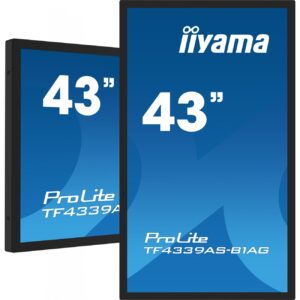 IIYAMA 108cm (43") TF4339AS-B1AG 16:9 M-Touch 2xHDMI+DP+USB