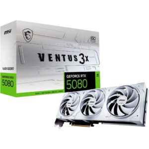 RTX 5080 16GB MSI Ventus 3X OC GDDR7 3Fan white