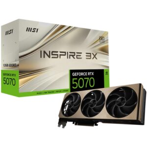 RTX 5070 12GB MSI Inspire 3X OC GDDR7 3 Fan