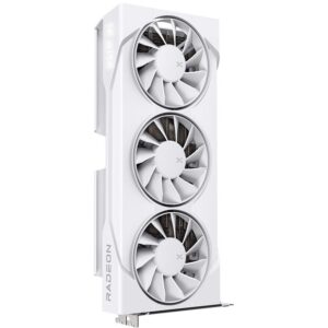 RX 9060 XT 16GB XFX Radeon SWIFT OC GDDR6 3 Fan white