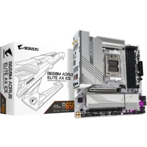 Gigabyte B650M A ELITE AX ICE (B650.AM5.mATX.DDR5)