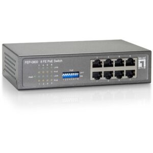 Switch 8x FE FEP-0800 90W 8xPoE