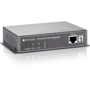 2x FE PoE-Repeater POR-0202 PoE