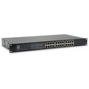 Switch 24x GE GEP-2421W630 19" 630W 24xPoE