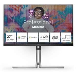 AOC 68.6cm (27") Q27U3CV 16:09 HDMI+DP+USB-C IPS black
