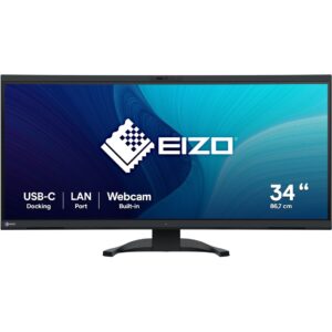 EIZO 86.7cm (34.1") EV3450XC-BK 21:9 4K 2xHDMI+DP+USB-C Curv