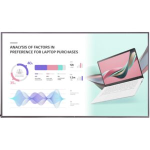 LG 75UH5J-M Signage Display 190.5cm 75Zoll UH5 Series IPS UHD 500cd/m2 24/7 Haze webOS Speaker wifi