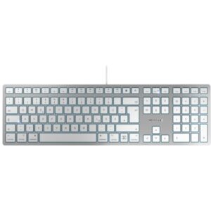CHERRY TAS KC 6000 C FOR MAC Corded DE-Layout silver/white