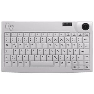 CHERRY AKTIVE KEY Industry 4.0 Mini Trackball Keyboard USB L