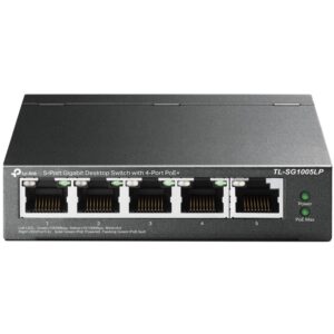 TP-Link Switch 5x GE TL-SG1005LP (davon 4xPOE+)