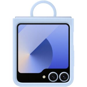 Samsung Silicone Case with Ring fr Galaxy Z Flip6. Blau