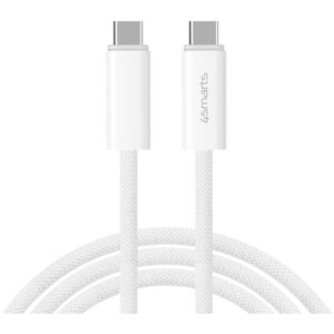 4smarts USB-C Kabel PremiumCord 240W 1.5m. wei