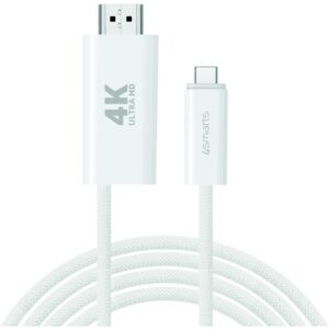 4smarts USB-C auf HDMI Kabel PD 2m. wei
