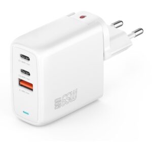4smarts Ladegert GaN Flex 65W 2 USB-C+1 USB-A. wei