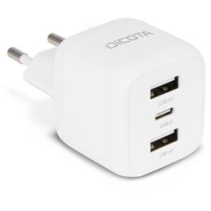 D Dicota 3-Port GaN Wall Charger (32W) EU black