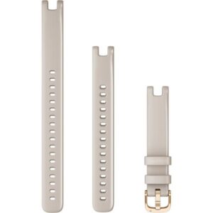 Garmin Wechselarmband Lily 14mm Silikon Achatgrau/Rosegold