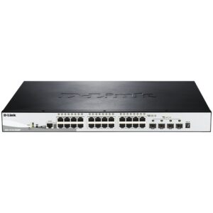 D-Link DGS-1510-28XMP 28-Port Smart Mgd. PoE+ Gigabit Switch