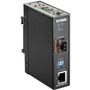 D-Link DIS-M100G-SW Gigabit Ethernet Industrial SFP Konverter