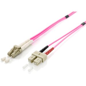 Equip LWL Patchkabel LC->SC 10.00m Multimode Duplex OM4 vi Polybeutel