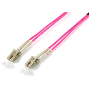 Equip LWL Patchkabel LC->LC 5.00m Multimode Duplex OM4 vio Polybeutel