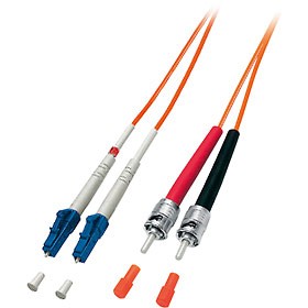 Equip LWL Patchkabel LC->ST 5.00m Multimode Duplex OM2 or Polybeutel