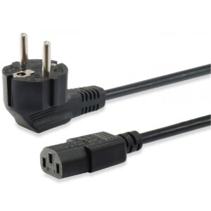 Equip IEC-Stromkabel Schuko -> C13 3m St/Bu schwarz