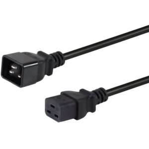 Equip Netzkabel Anschl. C20 -> C19 3.00m schwarz