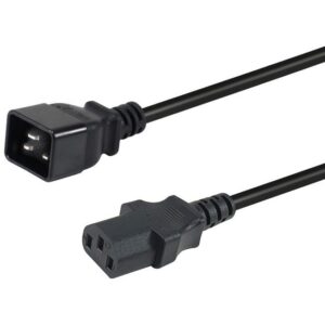 Equip Netzkabel Anschl. C20 -> C13 3.00m schwarz