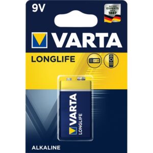 Batterie 9V E-Block (6LR61) *Varta* Longlife - 1-Pack