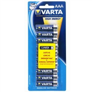 Batterie AAA (LR03) 1.5V *Varta* High Energy - 10-Pack