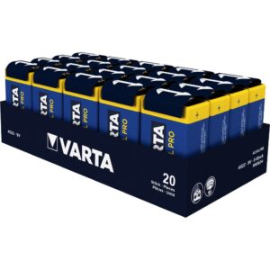 Batterie 9V E-Block (6LR61) *Varta* Industrial Pro - 20-Pack