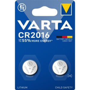 Batterie Knopfzelle CR2016 *Varta* 2-Pack
