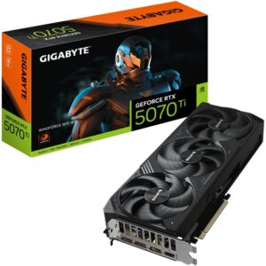 RTX 5070 Ti Gigabyte Windforce 16GB GDDR7 3 Fan