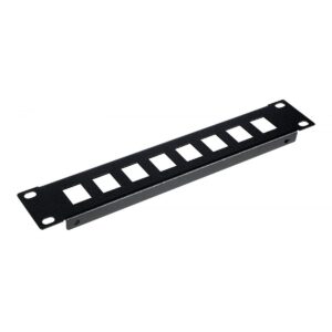Equip Patchpanel 10" mit Keystone Montage 1U. schwarz