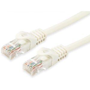 Equip Patchkabel Cat6A U/UTP 2xRJ45 1.00m weiß LSZH Polybeutel