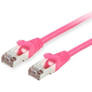 Equip Patchkabel Cat6 S/FTP 2xRJ45 10.00m pink LSZH Polybeutel