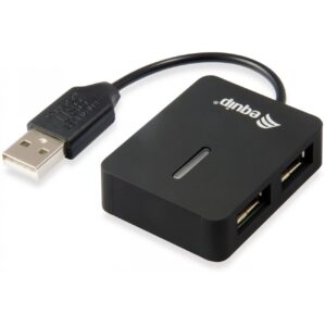 Equip USB-Hub 4-Port 2.0 ->4x2.0 480Mbps o.Netzteil sw