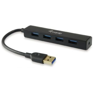 Equip USB-Hub 4-Port 3.0 ->4x3.0 5Gbps o.Netzteil sw