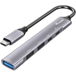 Equip Dock USB-C->1xUSB-C.1xUSB3.0.2xUSB2.0.100WPD 15cm si