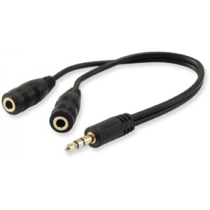 Equip Audiokabel Splitter 3.5mm 1x St/2x Bu