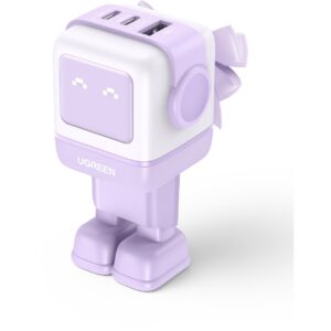 UGREEN Uno RG 65W 3-Port GaN Fast Charger EU purple