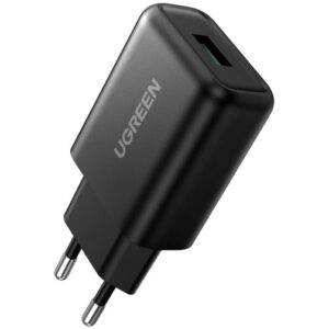 UGREEN USB-A QC 3.0 18W Wall Charger-EU Black