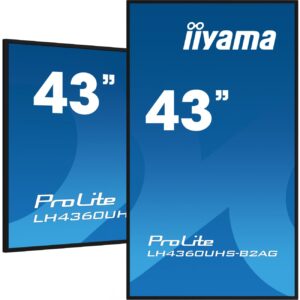IIYAMA 108.0cm(42.5") LH4360UHS-B2AG 16:9 3xHDMI+2xUSB VA