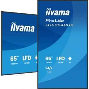 IIYAMA 164.0cm(65") LH6564UHS-B1AG 16:9 2xHDMI+USB-C 4K (Speditionsversand)